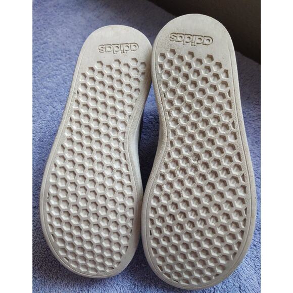 Adidas Grand Court 2.0 Shoes -White / Matte Silver - Kids - US Size 2.5 - Picture 9 of 16